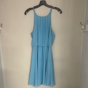Blue Rain Sky Blue Dress